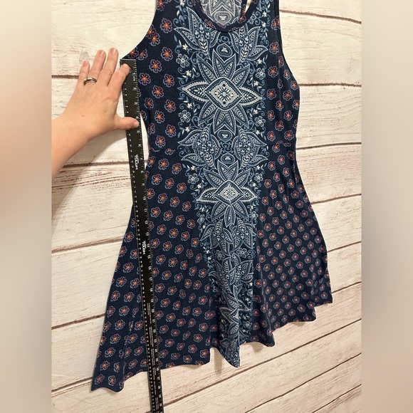 Angie Bohemian Print Summer Fit and Flare Tank Skater Lightweight Size Medium - Picture 4 of 6